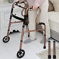 Amazon | Sinceborn歩行補助器 抗力調整可能歩行器 抑速 折りたたみ式